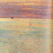 Childe Hassam Sunset at Sea (nn02) oil